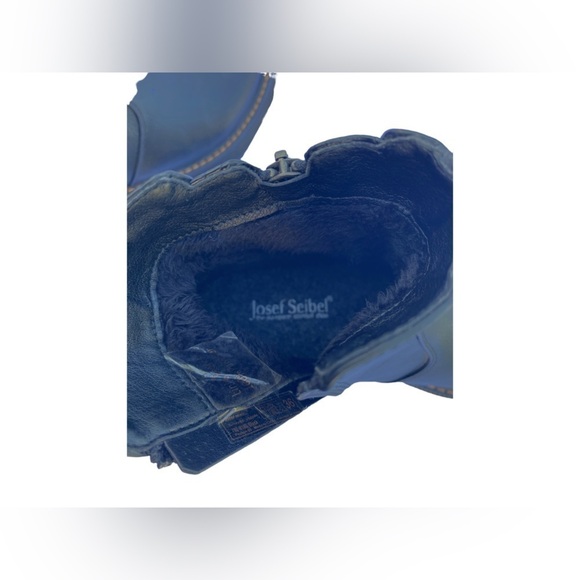 Josef Seibel Leather Ankle Boots Black Women 36 (5 1/2 US) - Picture 12 of 14